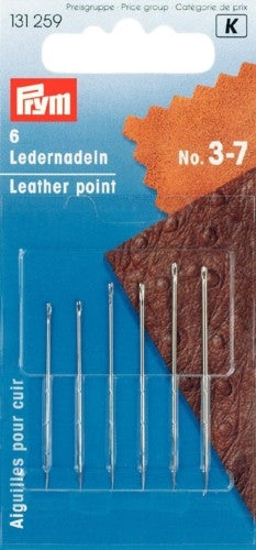 Ledernadeln silberfarbig - Prym 131259