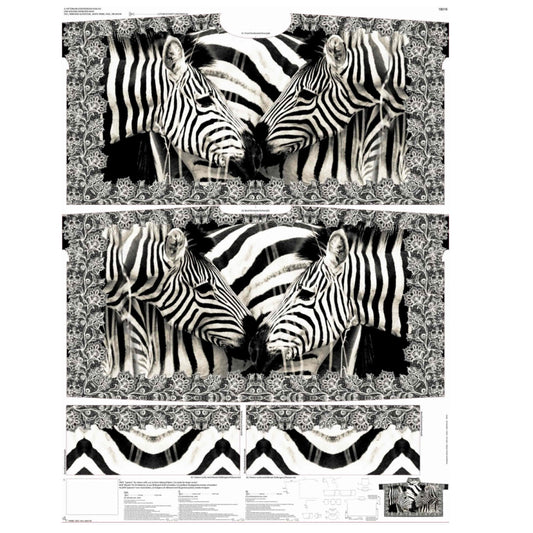 Poncho Summersweat Zebra