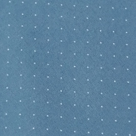 Baumwolle Punkte Blau