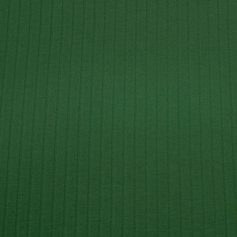 Viskose-Jersey Rippe Stretch Grün